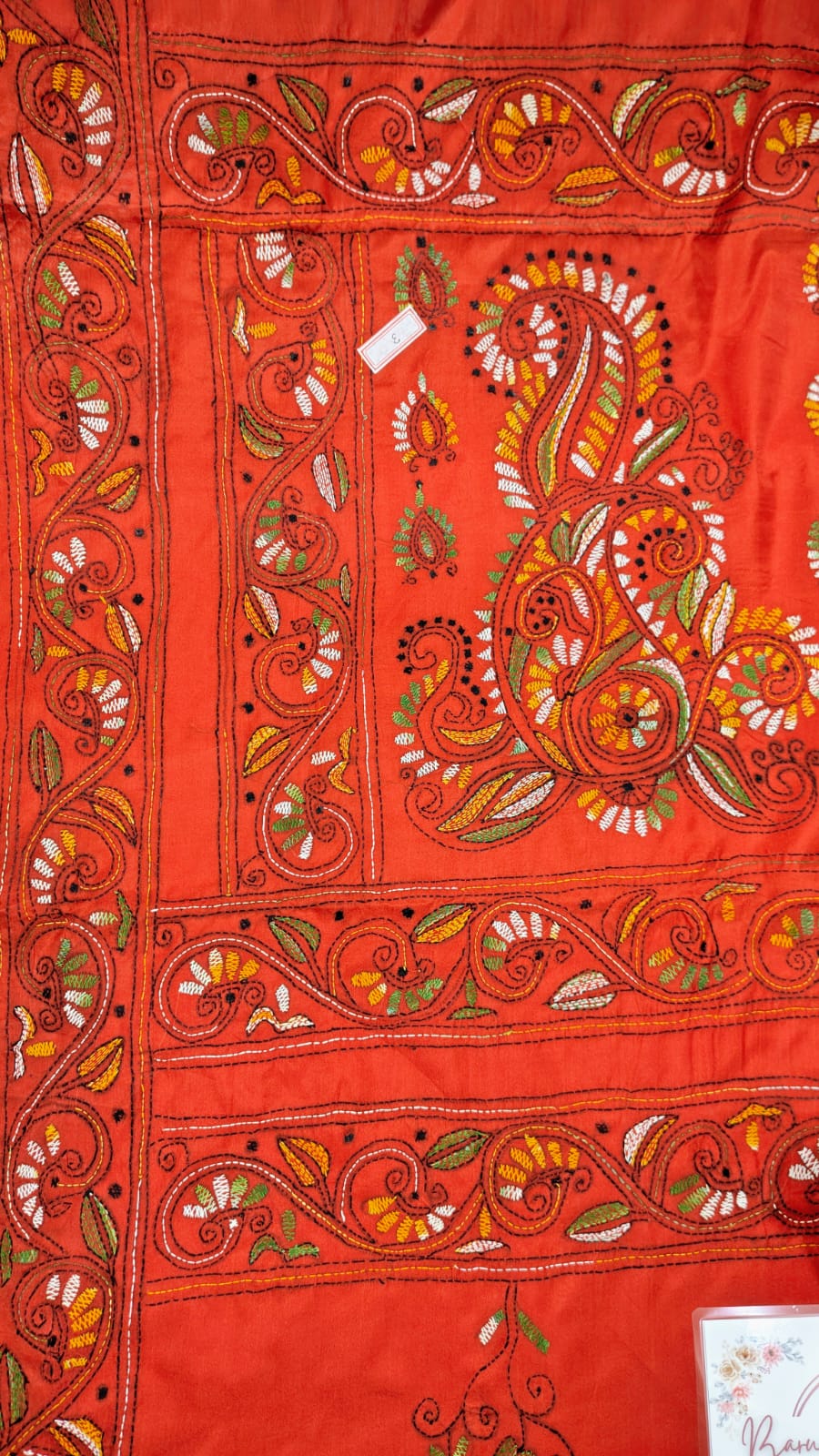 Kantha Stitch on Blended Bangalore Silk