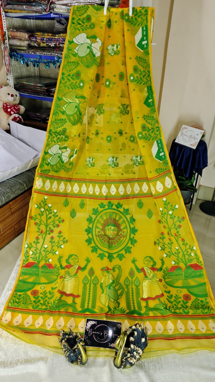 Dhakai Durga Jamdani