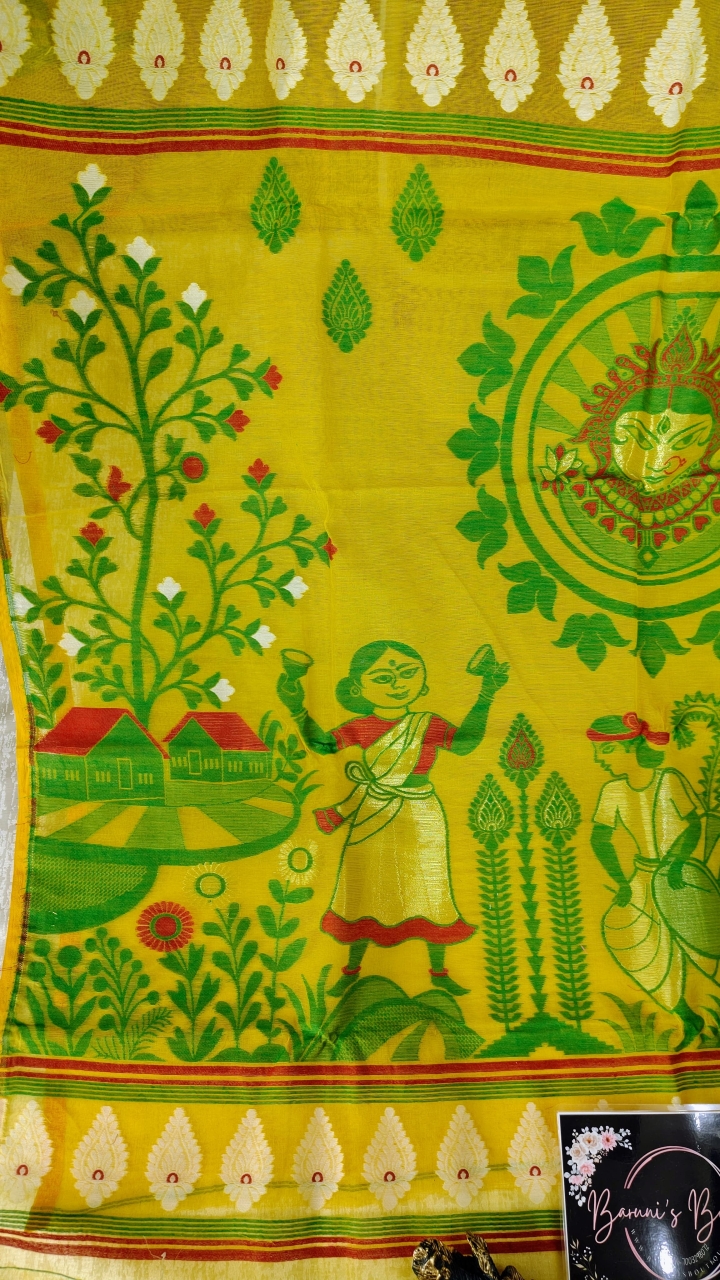 Dhakai Durga Jamdani