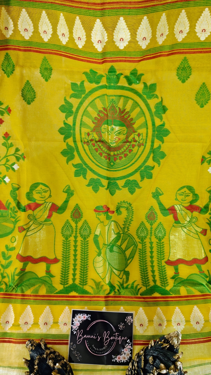 Dhakai Durga Jamdani