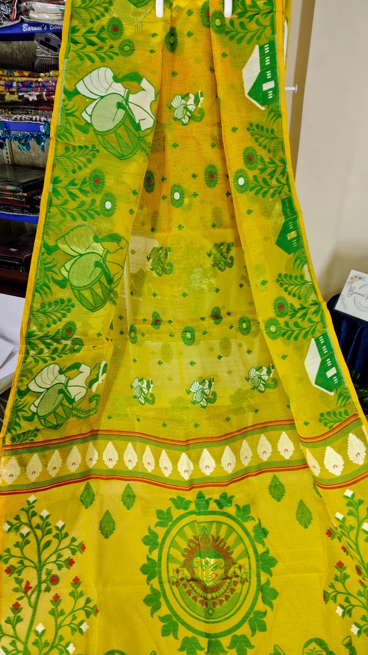 Dhakai Durga Jamdani