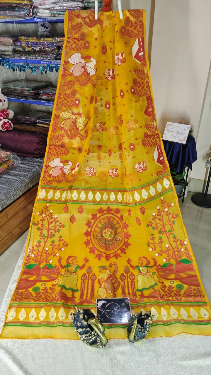 Dhakai Durga Jamdani