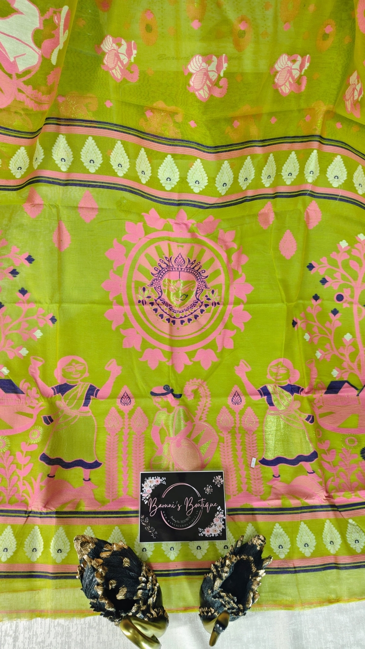 Dhakai Durga Jamdani