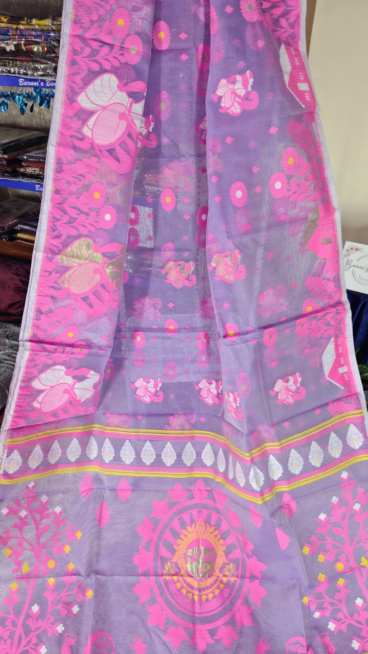 Dhakai Durga Jamdani