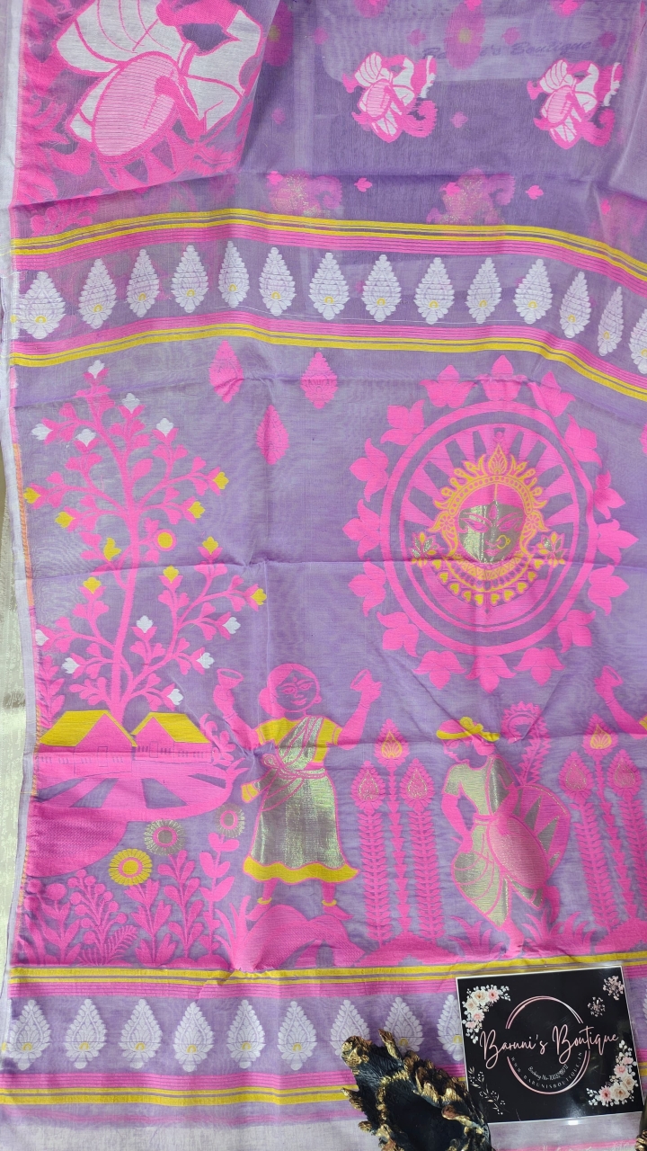 Dhakai Durga Jamdani