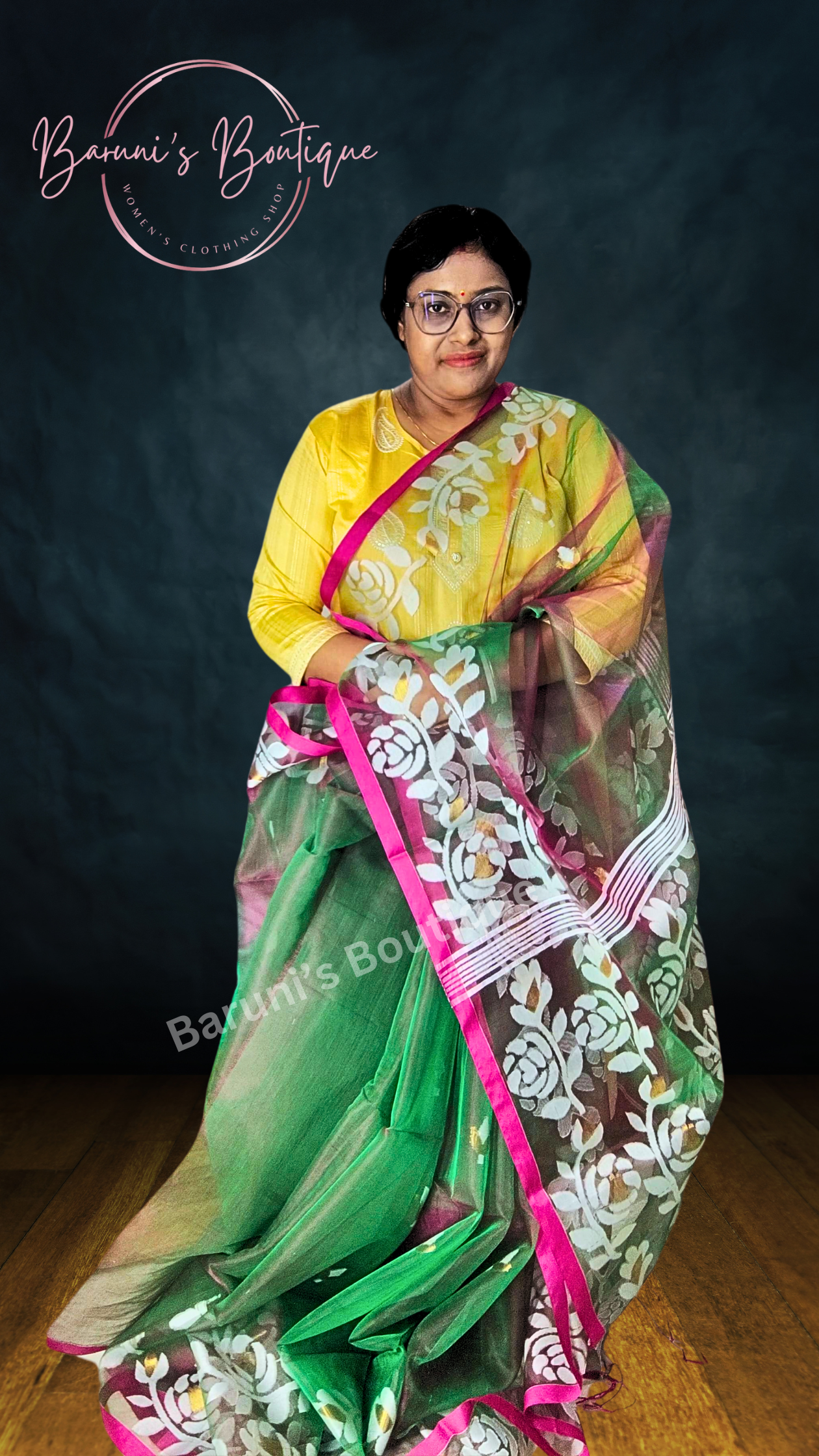 Muslin Jamdani Saree