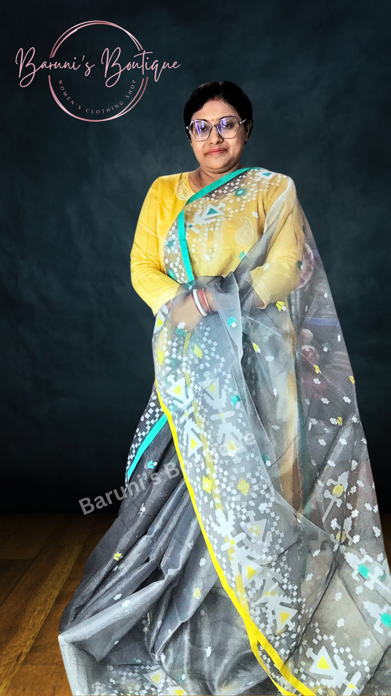 Muslin Jamdani Saree