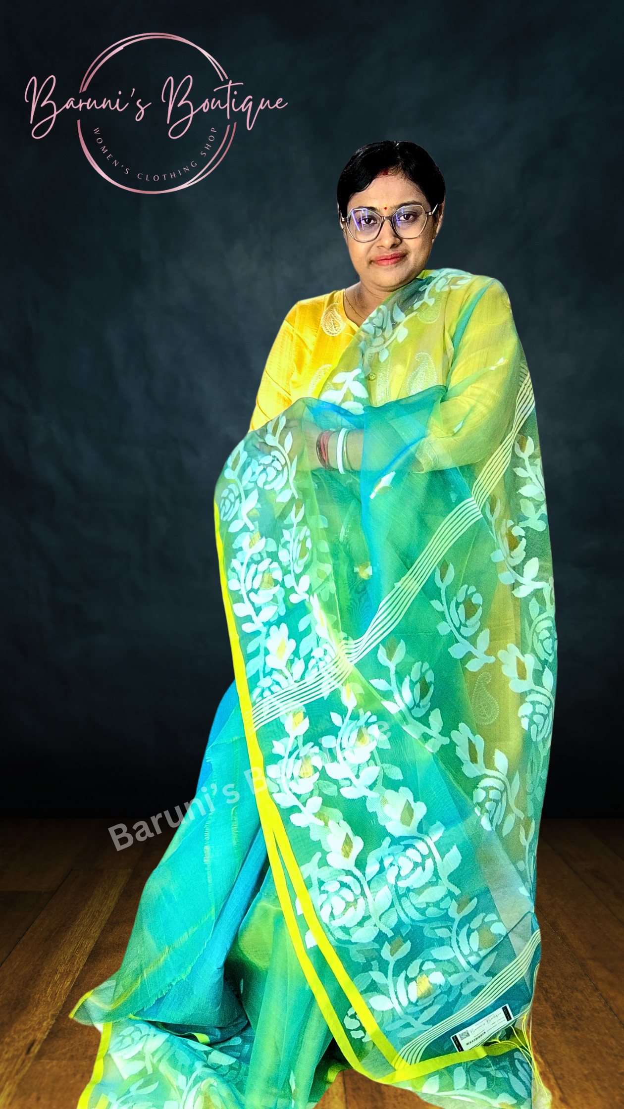 Muslin Jamdani Saree