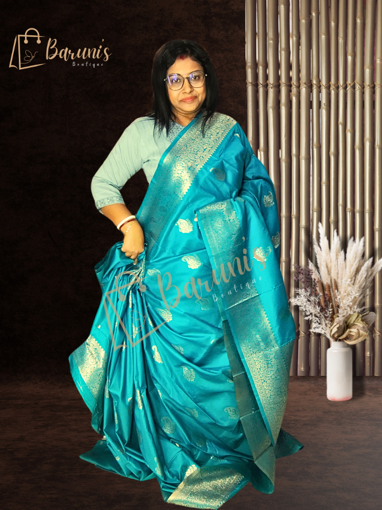 Tanchoi semi silk saree