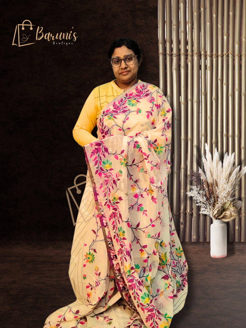 Jute Silk Saree