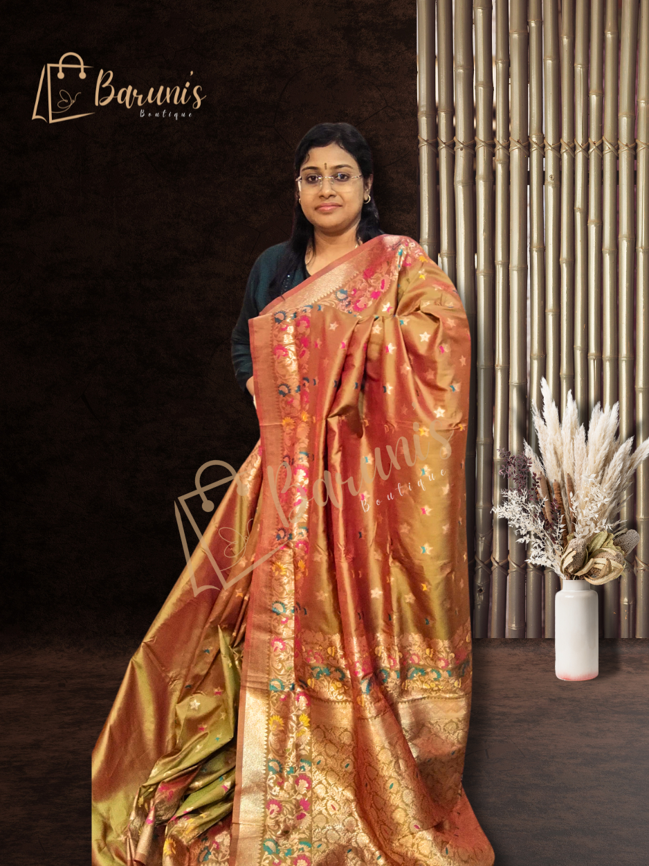 Multicolor Katan with Minakari