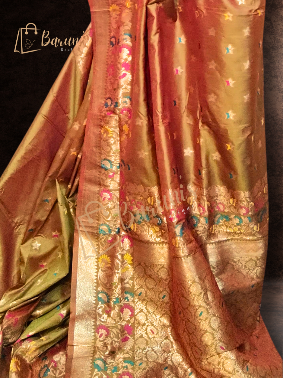 Multicolor Katan with Minakari 