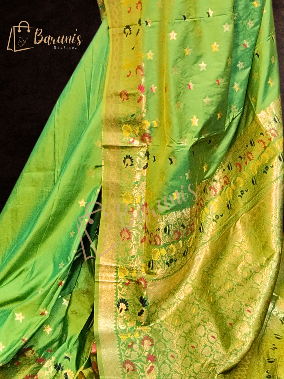 Multicolor Katan with Minakari 