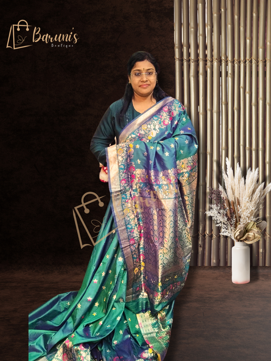 Multicolor Katan with Minakari