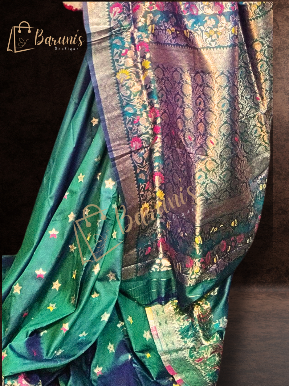 Multicolor Katan with Minakari 