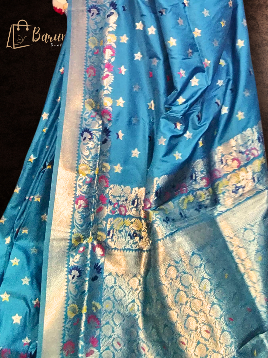 Multicolor Katan with Minakari 