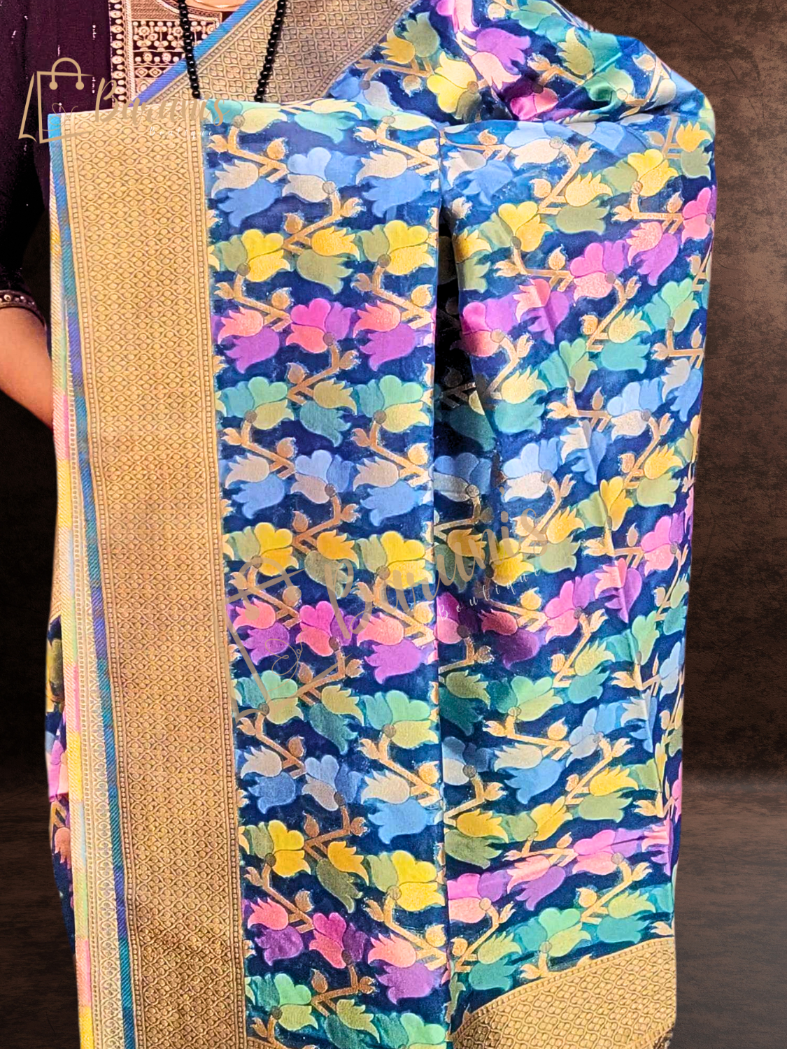 Organza Banarasi with all over Weaving Work