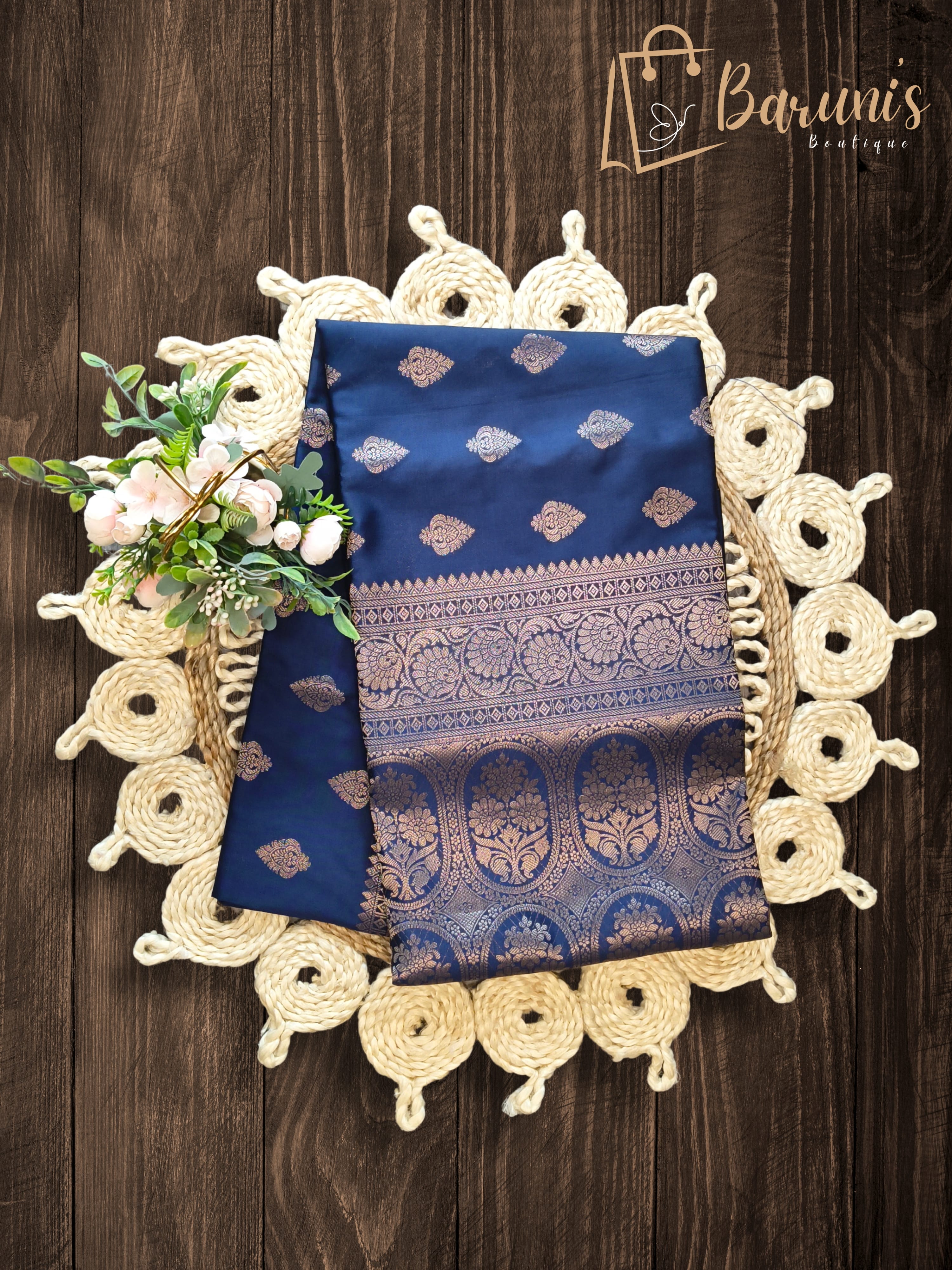 Monipuri Muga semi Silk Saree