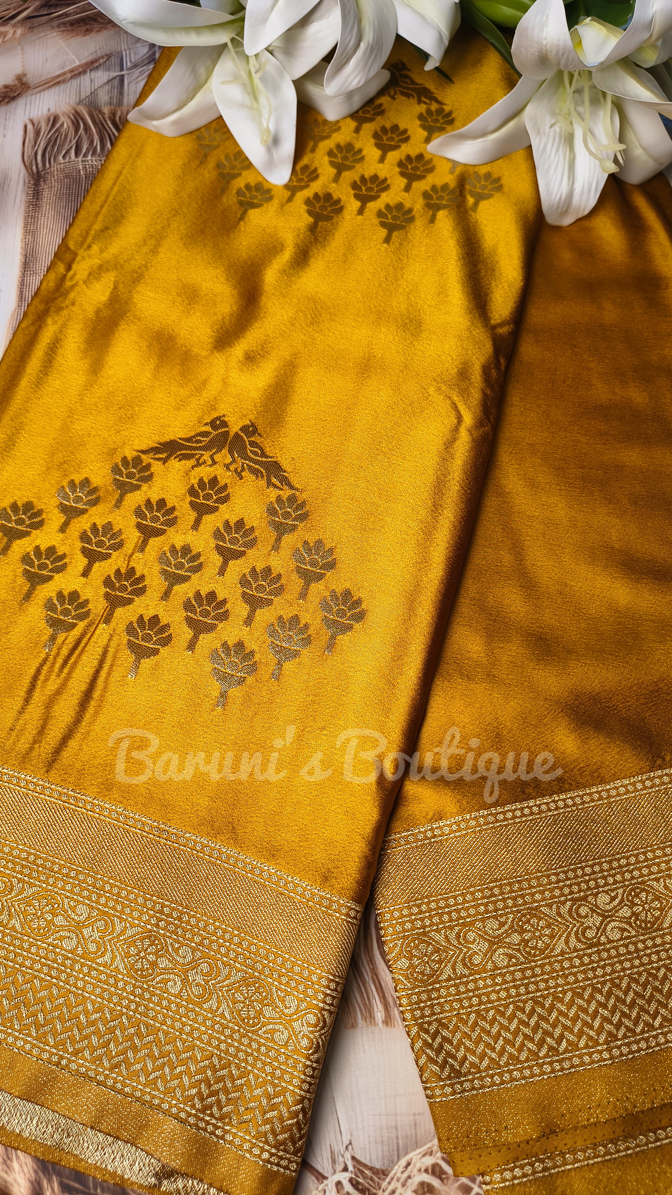 Mashru Mina Silk Saree