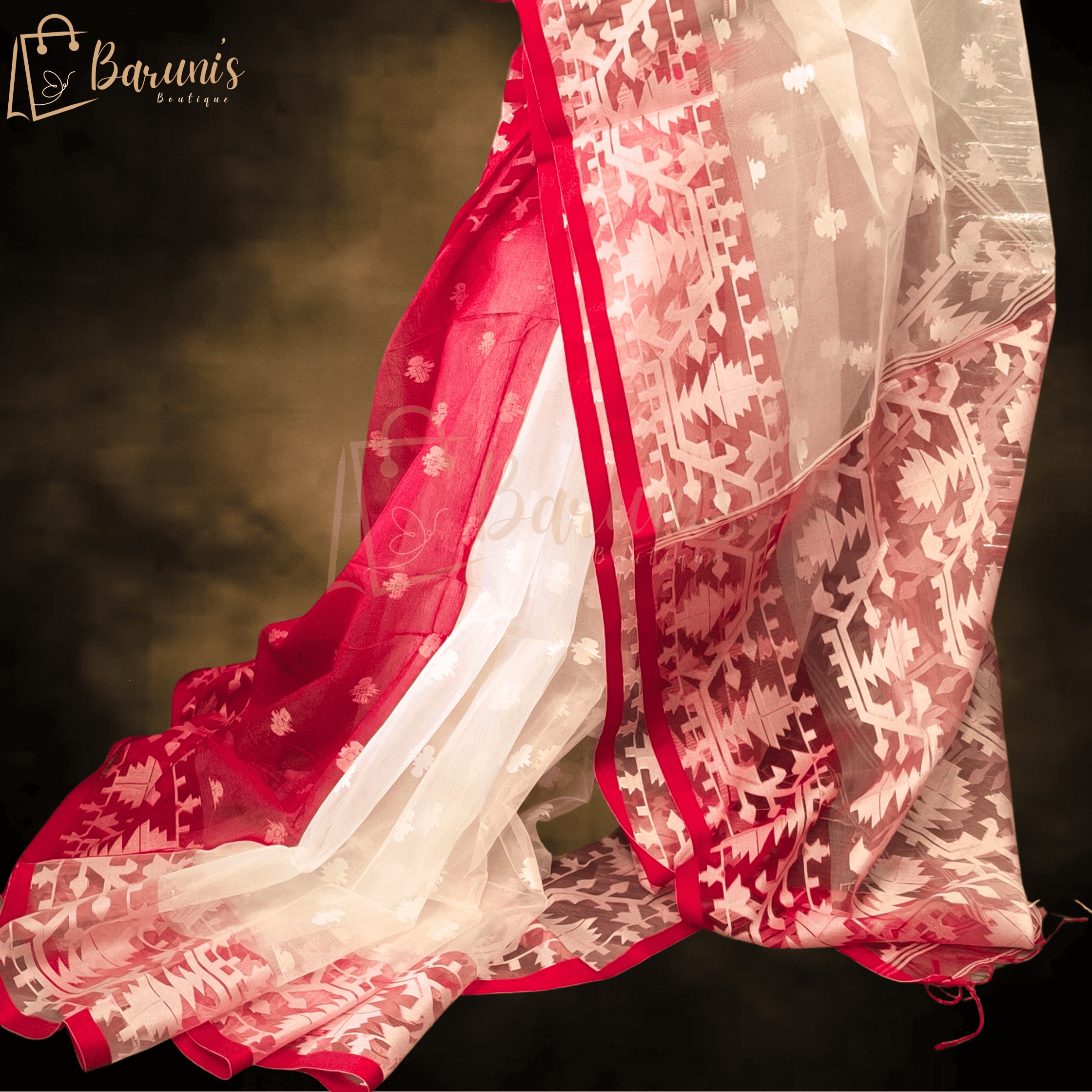 Traditional Assamese Mekhela Chador