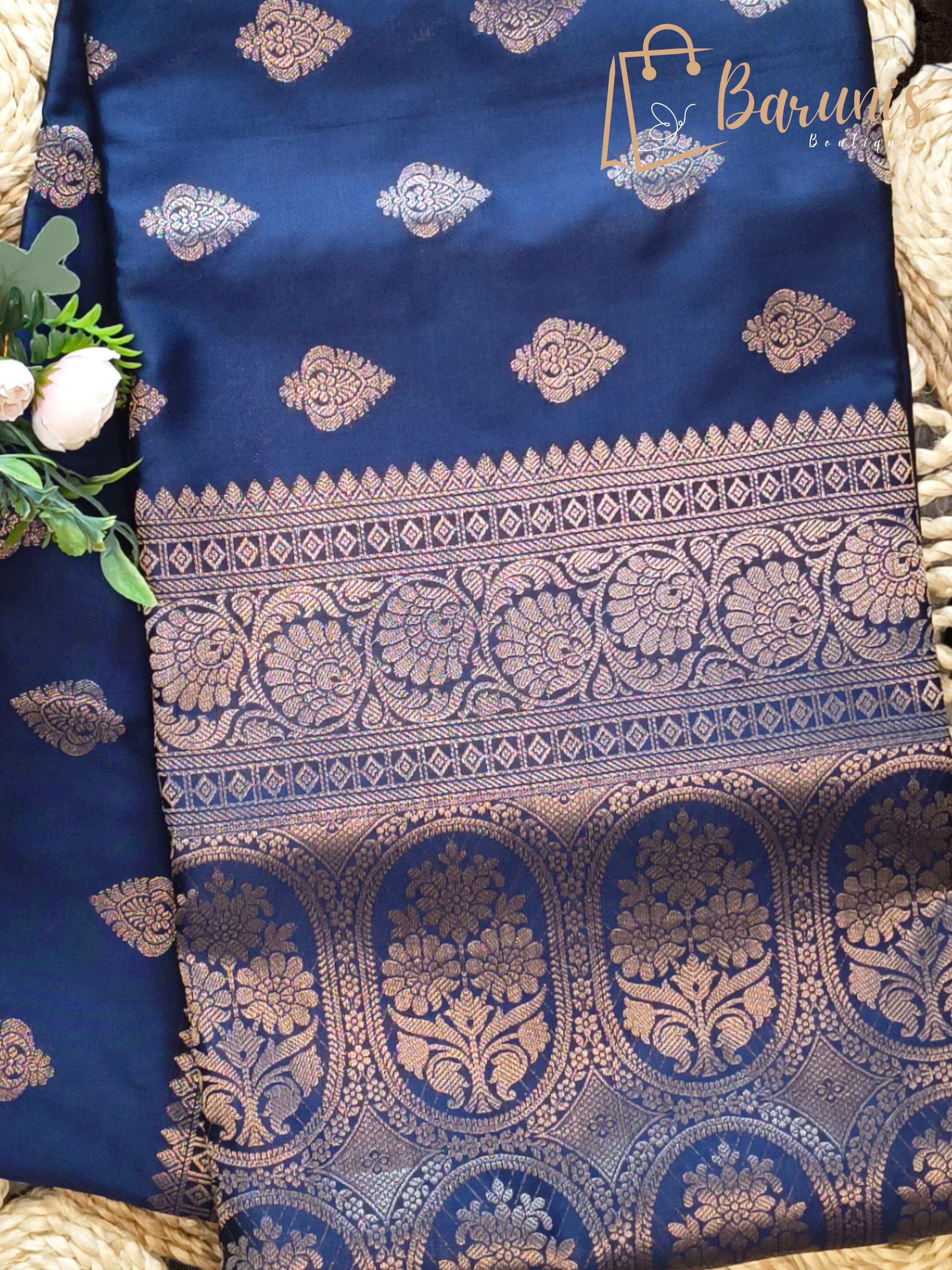 Monipuri Muga semi Silk Saree