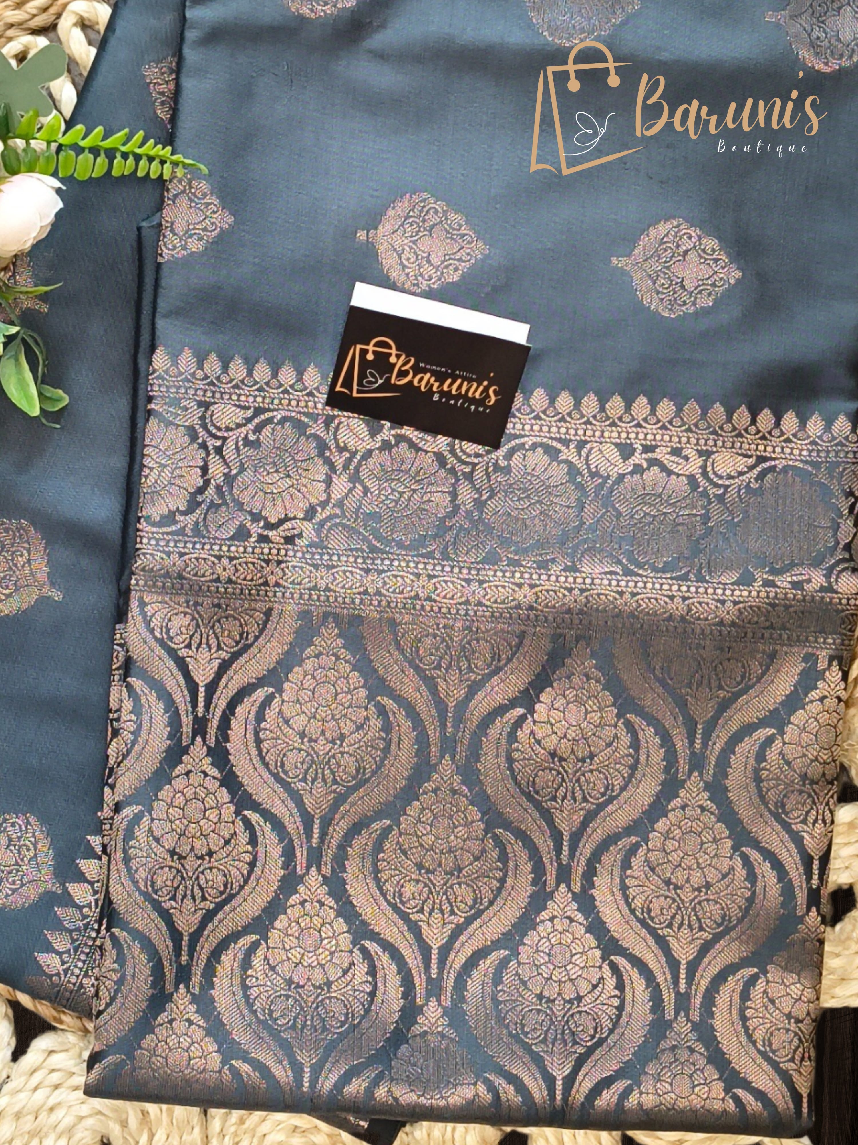 Monipuri Muga semi Silk Saree