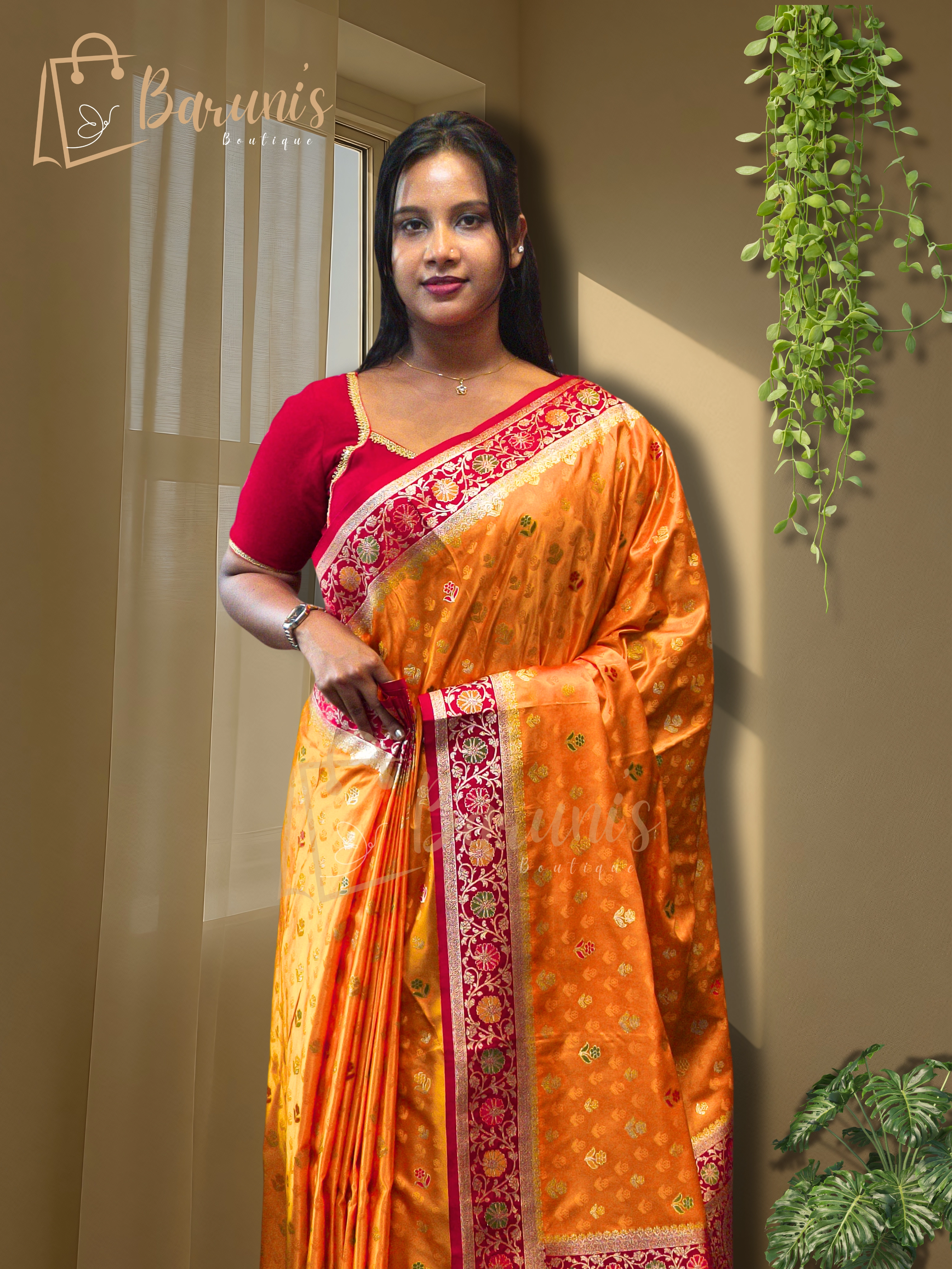 Premium mashru silk saree