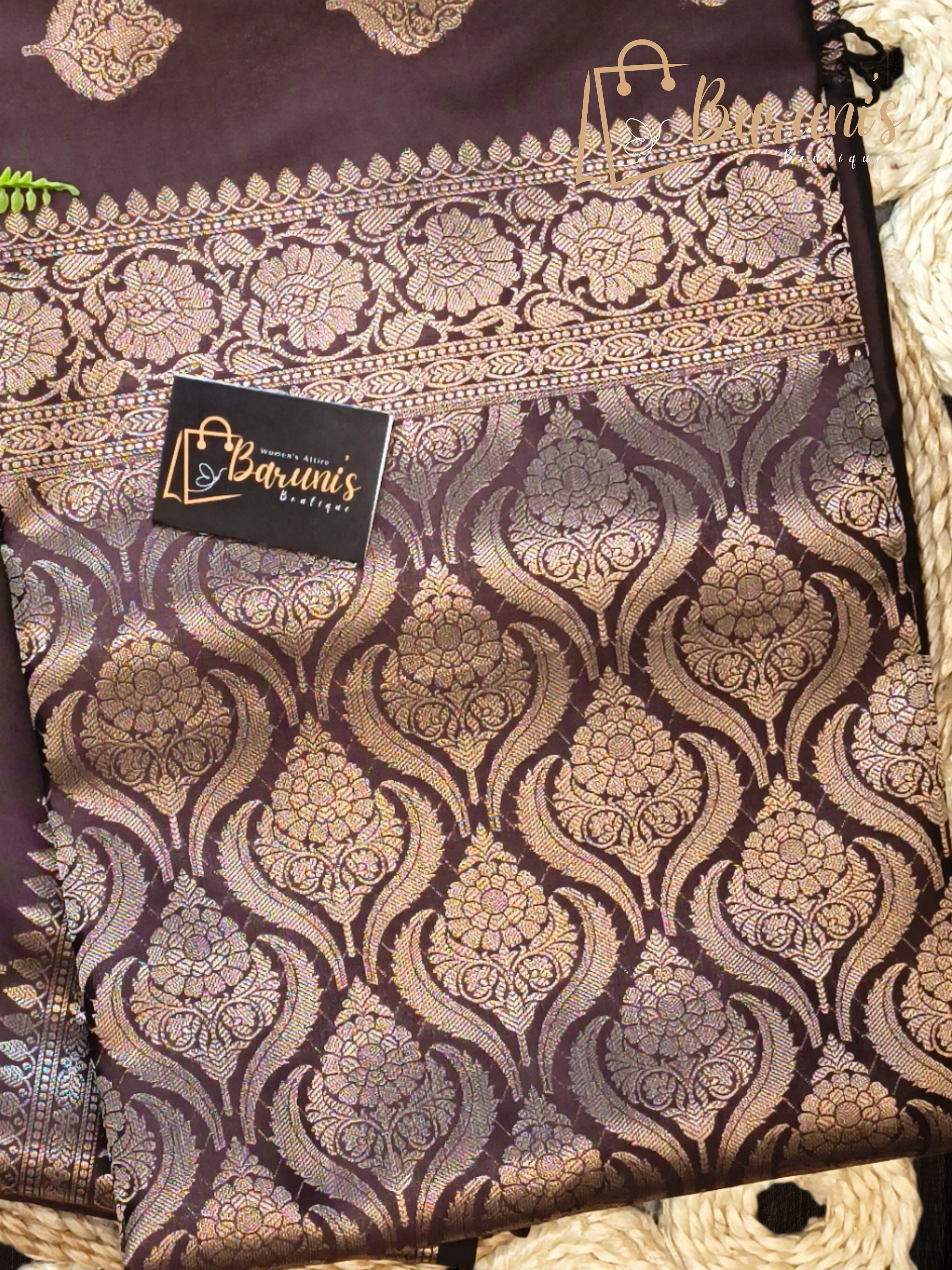 Monipuri Muga semi Silk Saree