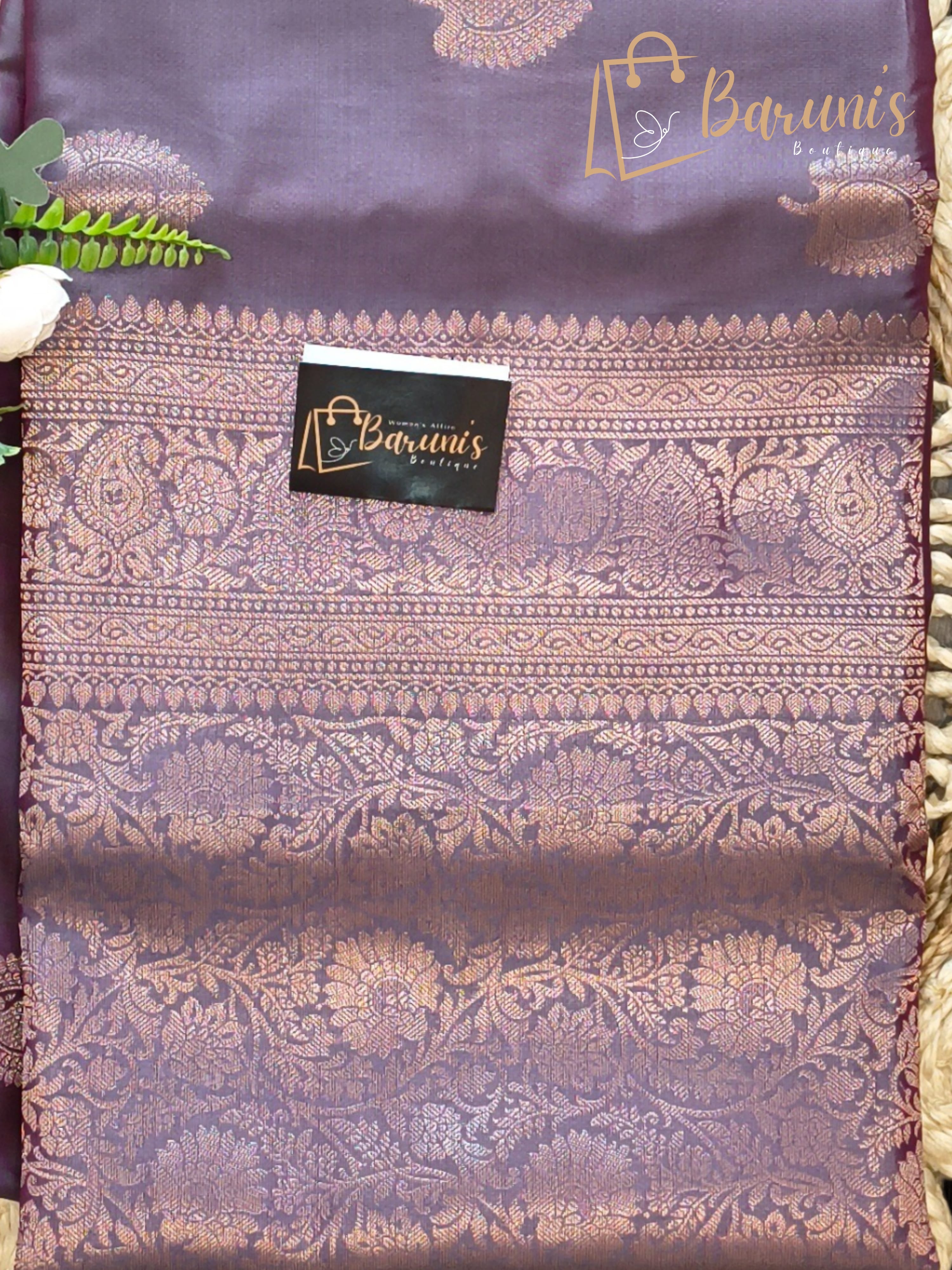 Monipuri Muga semi Silk Saree