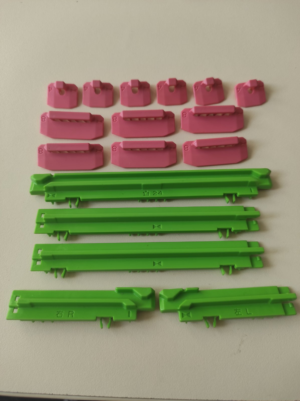 Повний оригінальний комплект 17 штук Обмежувачі для в'язальних машин 5 класу Brother