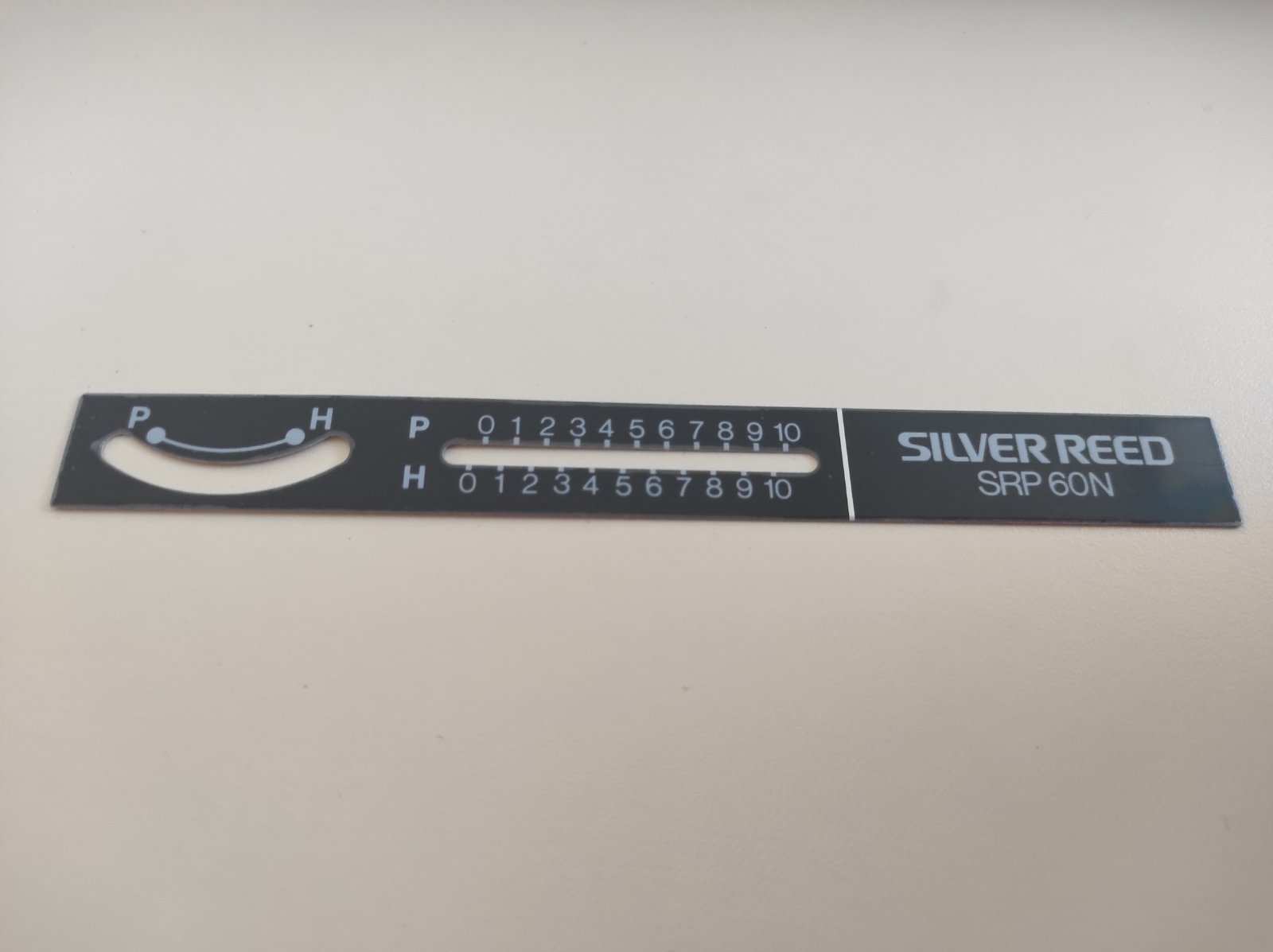 Накладка до додаткової фонтури Silver Reed SRP 60