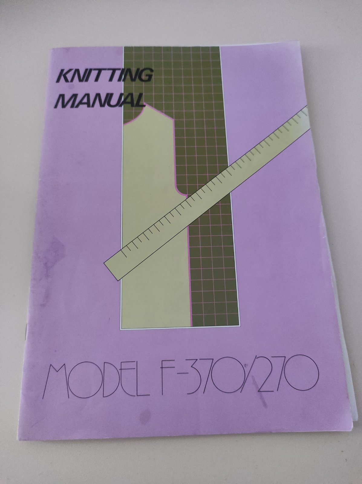 Посібник з в'язання до в'язальної машини 7 класу Silver Reed 370/270