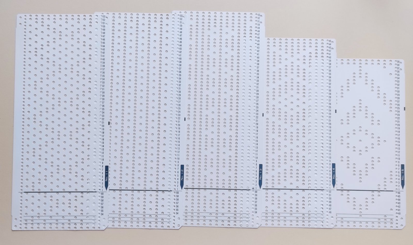 Набір стандартних перфокарт Toyota ks858 Набір 20 штук  Ціна вказана за набір 20 штук