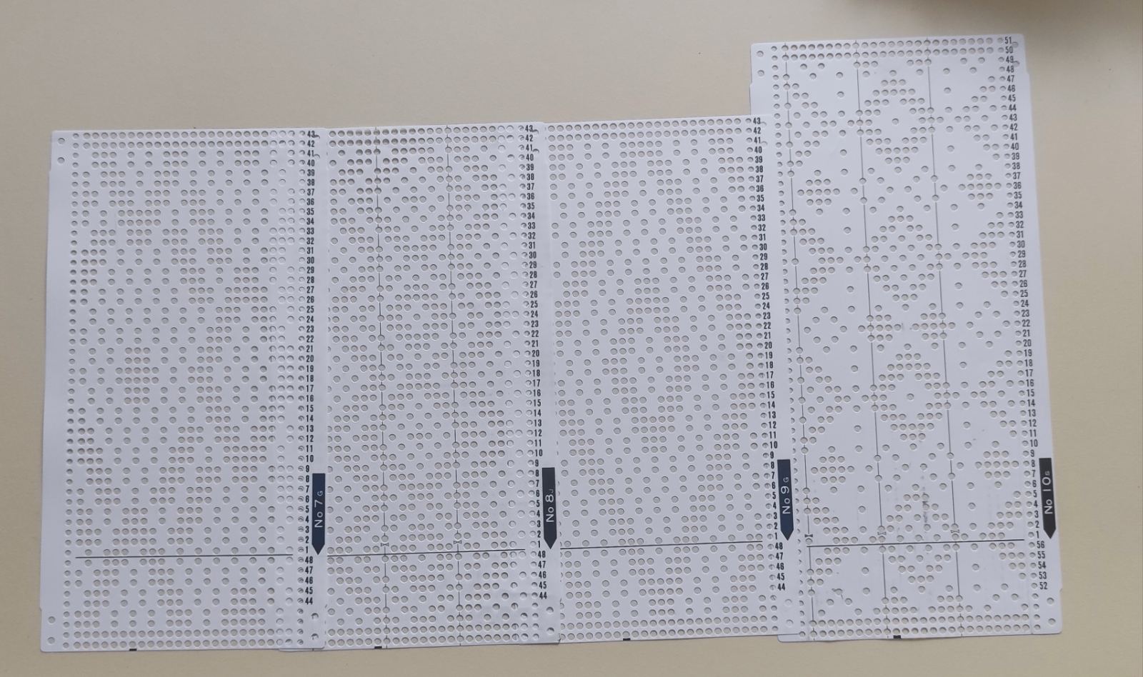 Набір перфокарт Brother KH  Підходить до 3 та 5 клас  Набір 18шт(1s,3G,5G,6G,7G,8J,9G,10S,12S,12G,13G,14G,16S,109,212,19S,432) 18шт-800грн