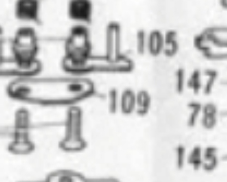 Запчастини 109(112) brother KH 5 клас.Ціна вказана за штуку