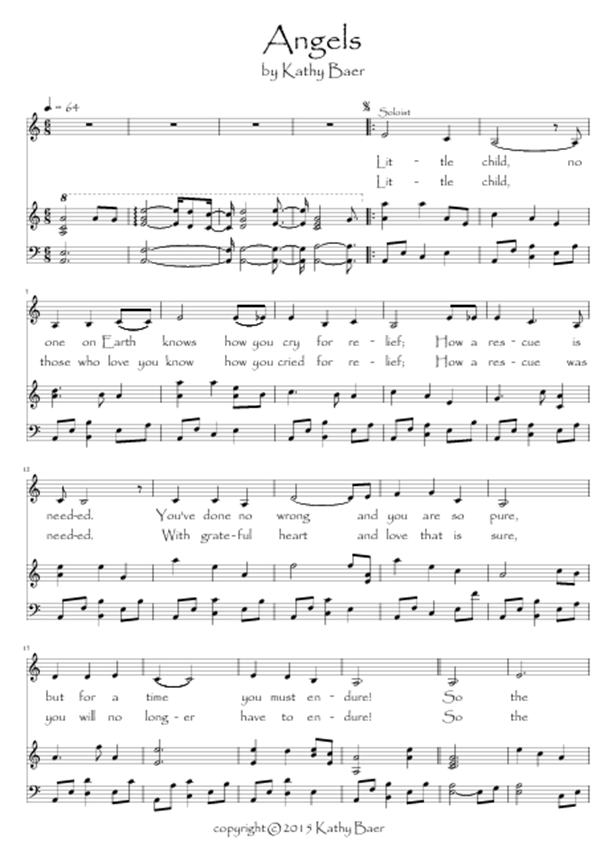 Angels Sheet Music