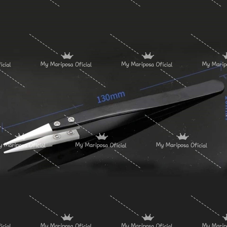 Pinça Profissional com Ponta em Cerâmica