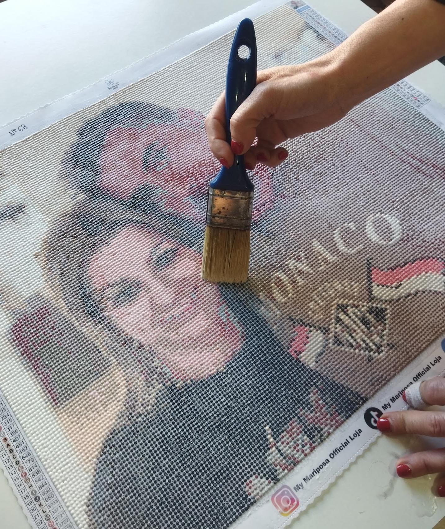 Tela Personalizada de Pintura de Diamantes ou Ponto Cruz