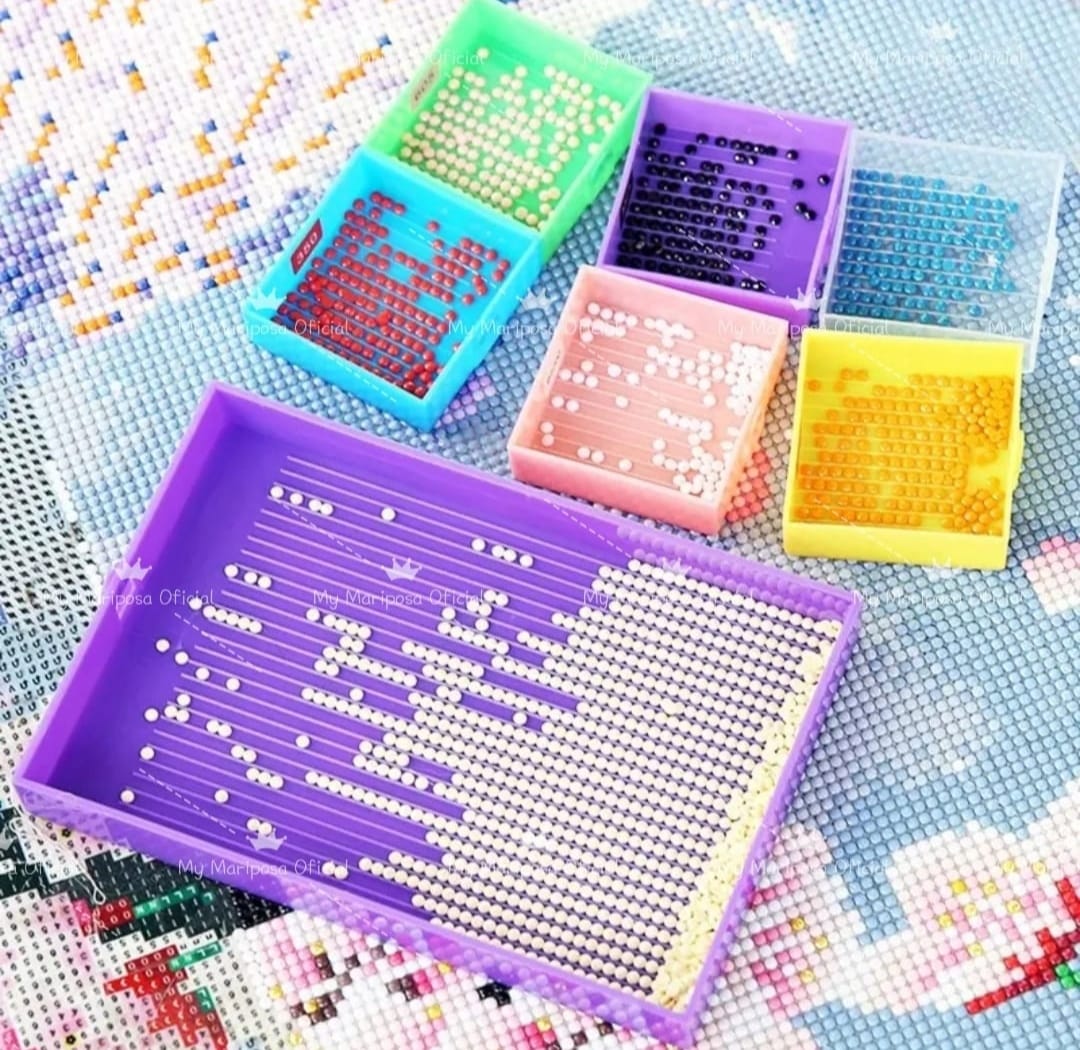 Tabuleiro 6 Compartimentos mais 1 Grande com Comportas