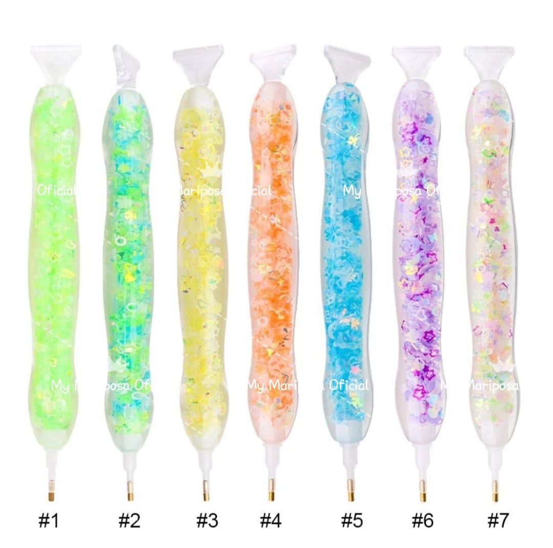 Kit Caneta Resina Luminosa com 5 Pontas