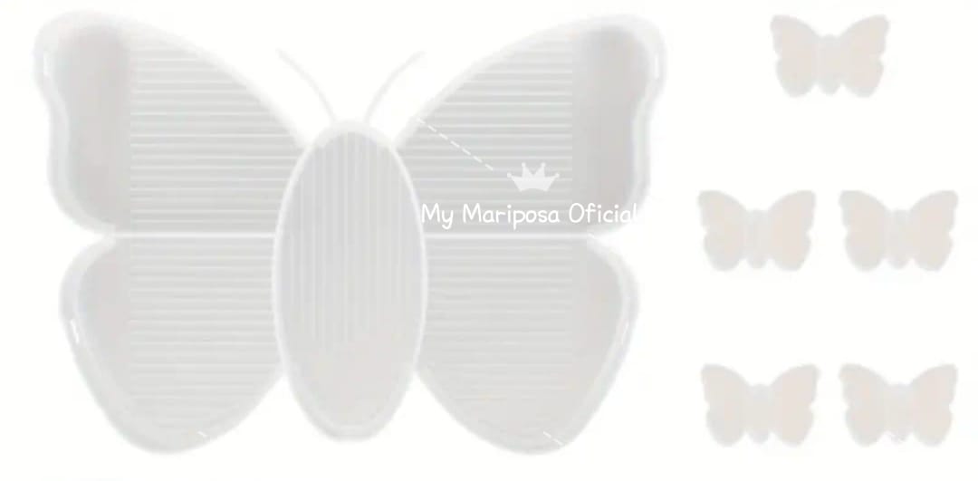 Tabuleiro Mariposa com 5 Divisões e 5 Tampas