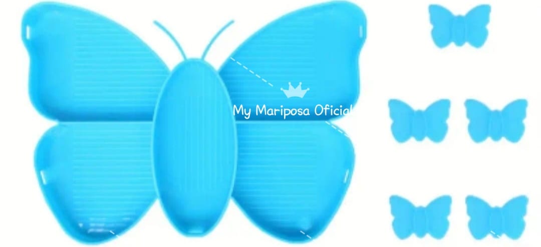 Tabuleiro Mariposa com 5 Divisões e 5 Tampas