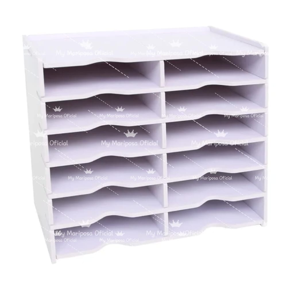 Armário com 12 Divisórias para Tabuleiros de Pintura de Diamantes