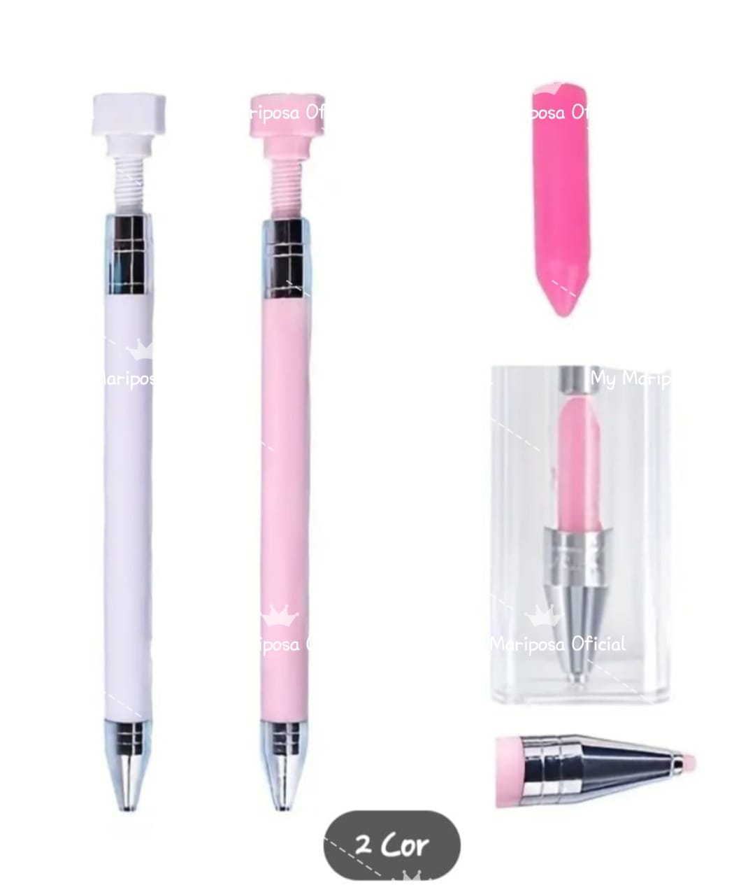 Caneta com Recarga Pintura de Diamantes