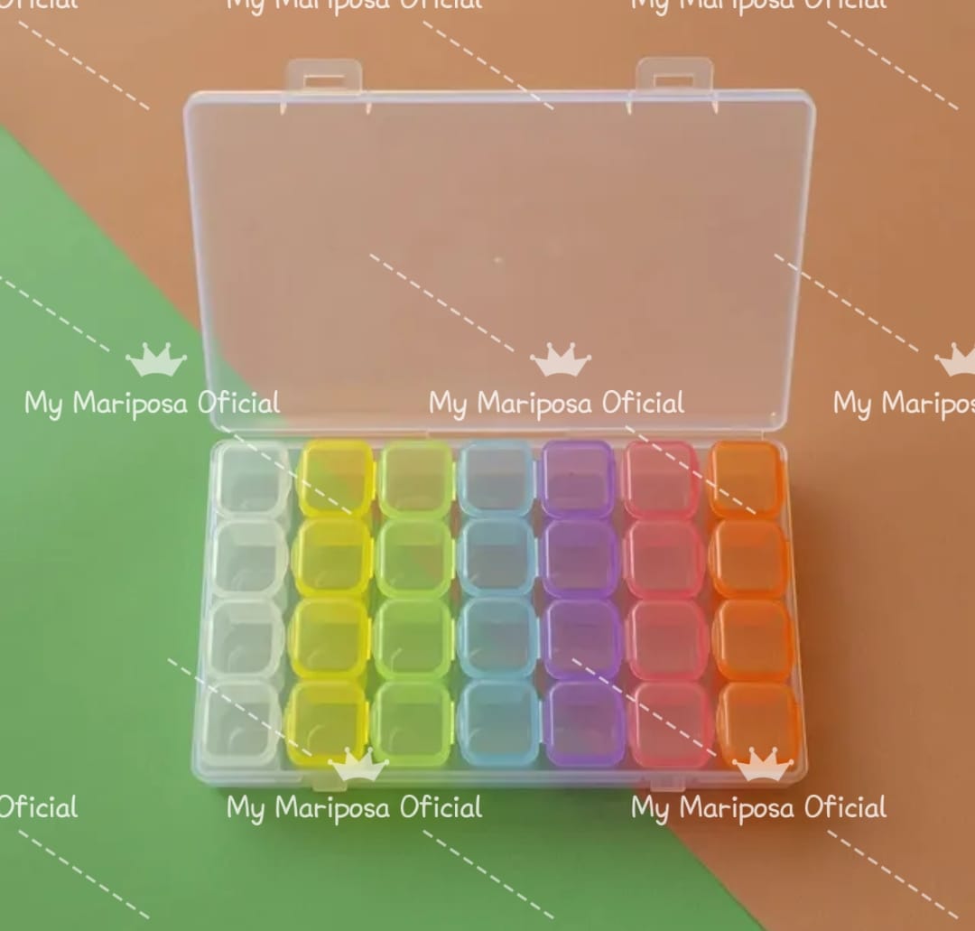 Caixa 28 Depósitos Colorida