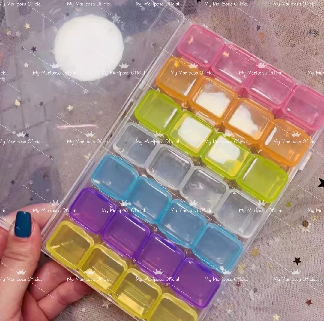 Caixa 28 Depósitos Colorida