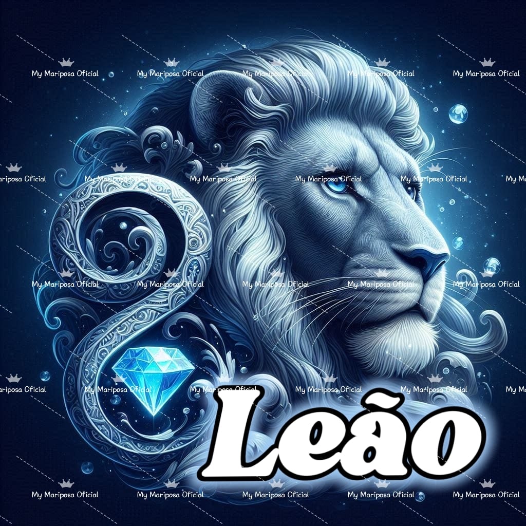 Tela Leão 50x50cm - 2083