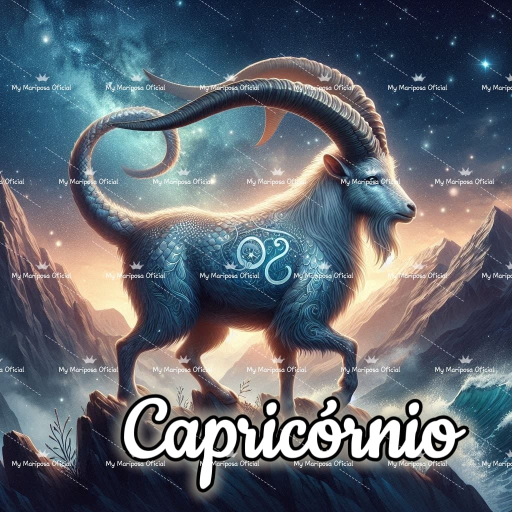 Tela Símbolo do Zodíaco Capricórnio 50x50cm - 2089