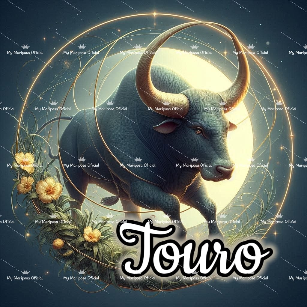 Tela Símbolo do Zodíaco Touro 50x50cm - 2098