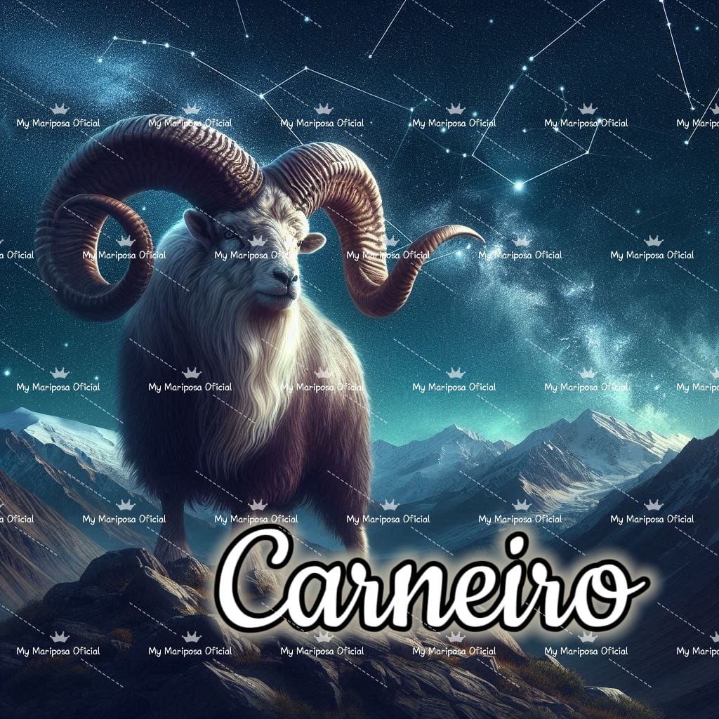 Tela Símbolo do Zodíaco Carneiro 50x50cm - 2100